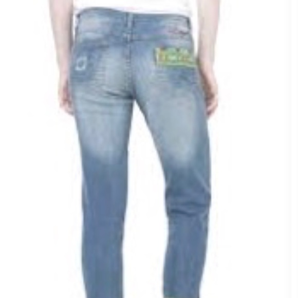 Desigual Ethnic Ankle Denim Jeans - Picture 3 of 13